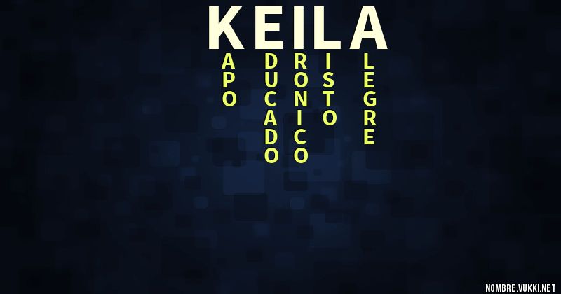 Acróstico keila