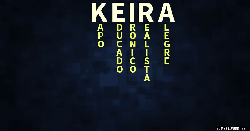 Acróstico keira