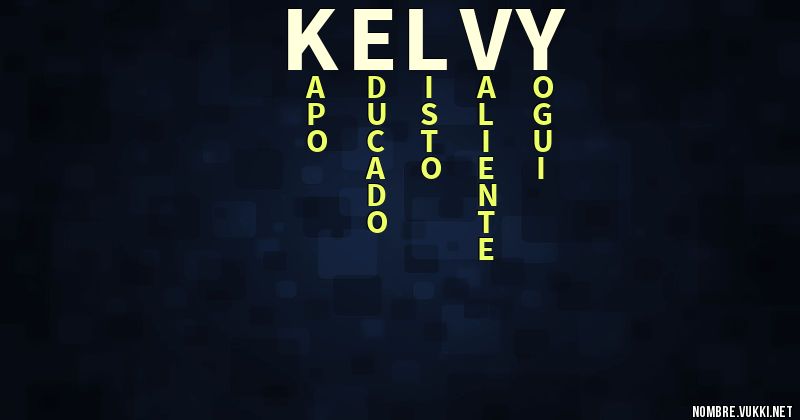 Acróstico kelvy