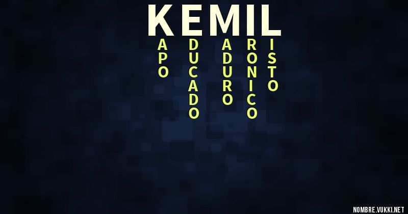 Acróstico kemil