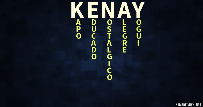 Acróstico kenay