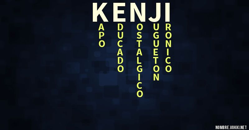 Acróstico kenji