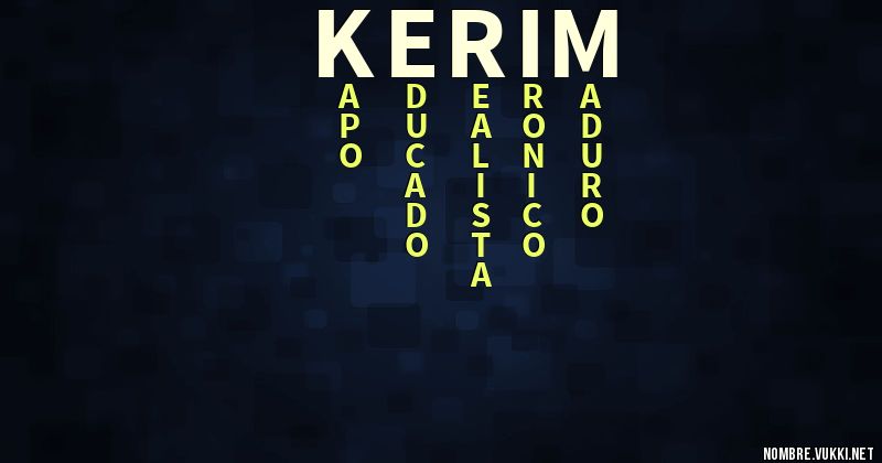 Acróstico kerim