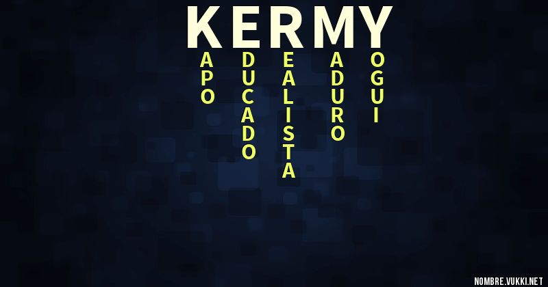 Acróstico kermy