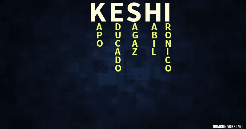Acróstico keshi