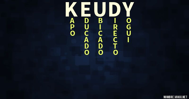 Acróstico keudy