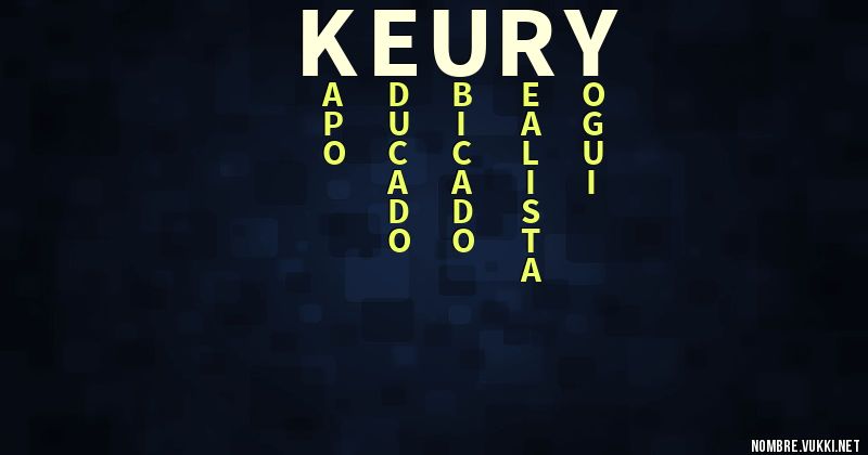 Acróstico keury