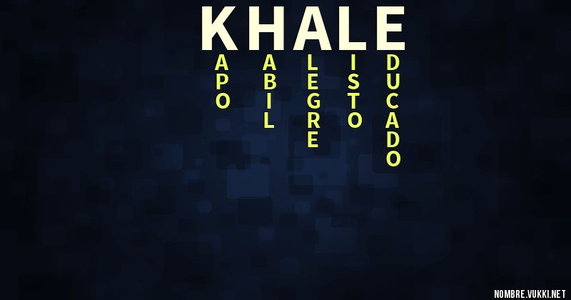 Acróstico khale