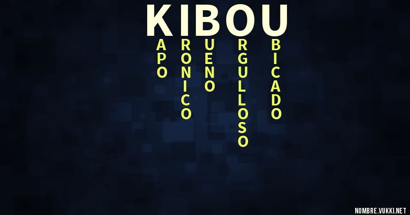 Acróstico kibou