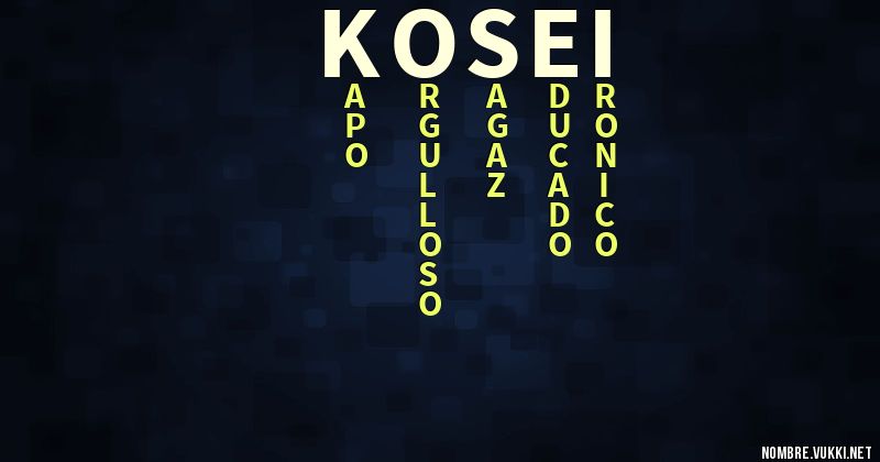 Acróstico kosei