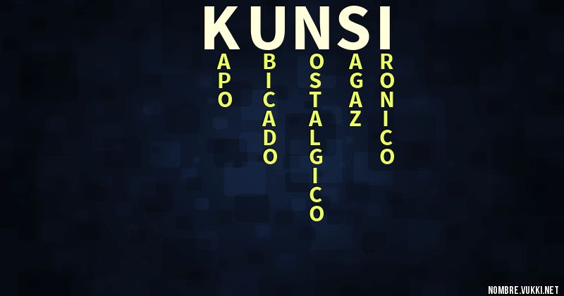 Acróstico kunsi