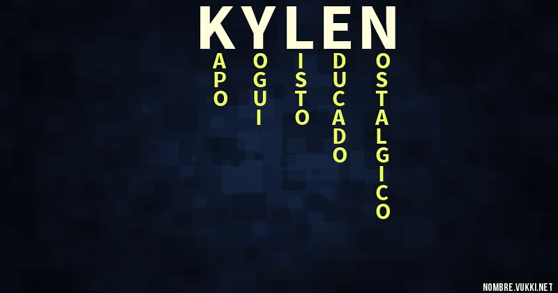 Acróstico kylen