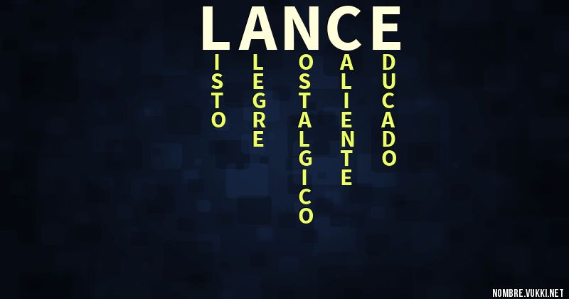 Acróstico lance