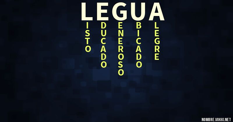 Acróstico legua