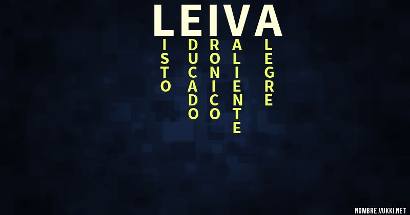 Acróstico leiva