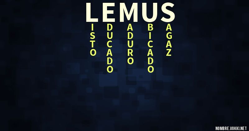 Acróstico lemus