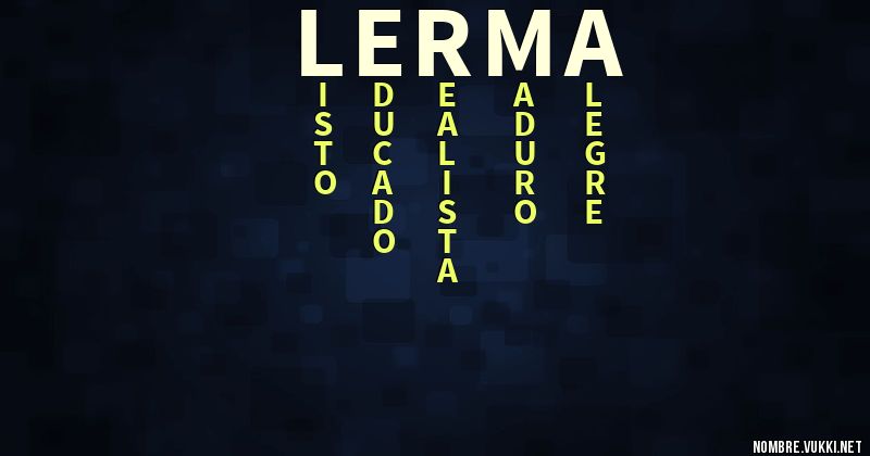 Acróstico lerma