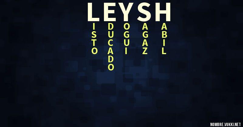 Acróstico leysh