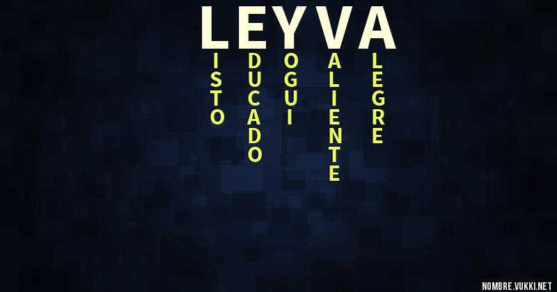 Acróstico leyva