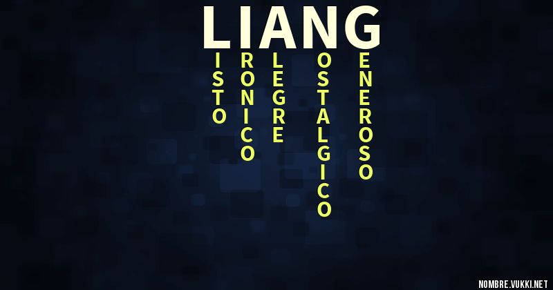 Acróstico liang