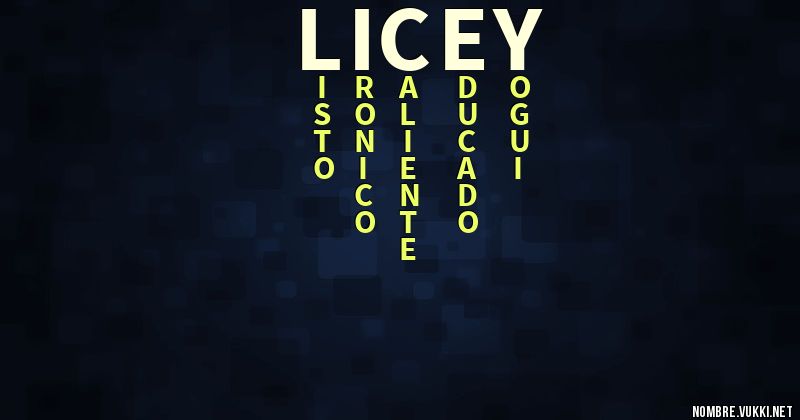 Acróstico licey