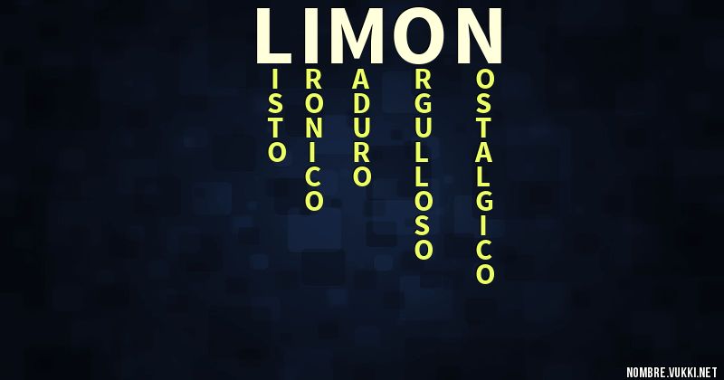 Acróstico limon