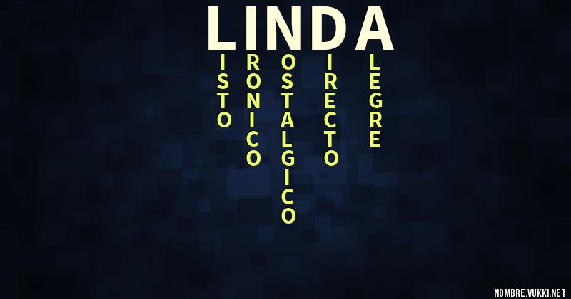 Acróstico linda