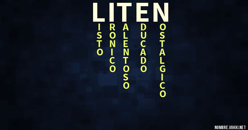 Acróstico liten