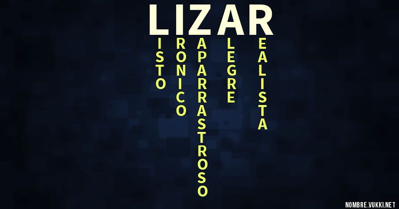 Acróstico lizar