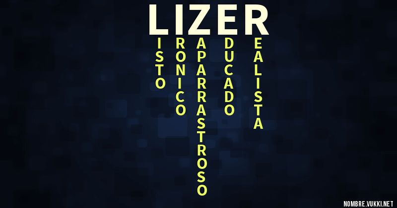Acróstico lizer