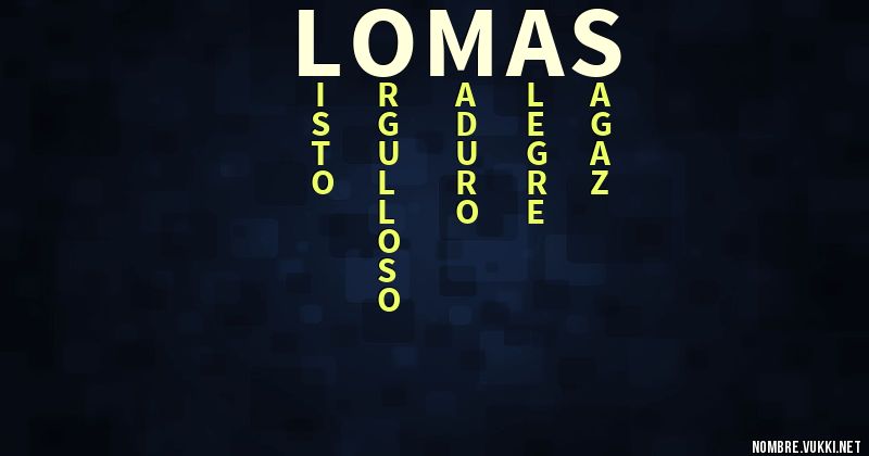 Acróstico lomas