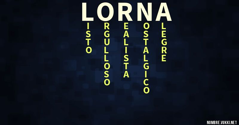 Acróstico lorna