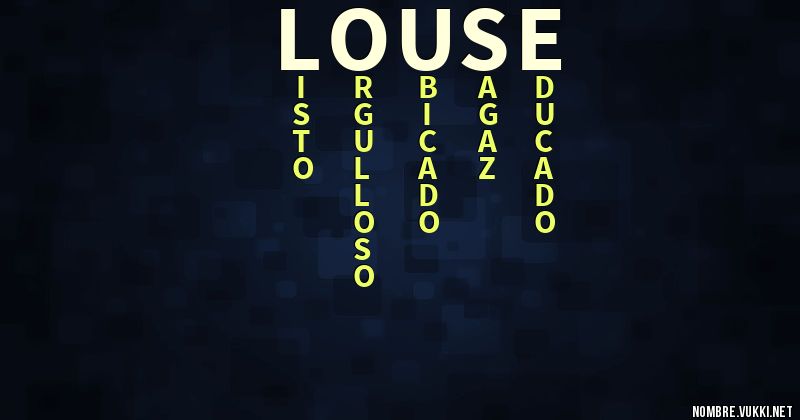 Acróstico louse