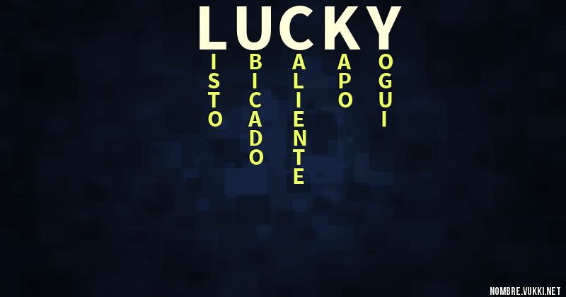 Acróstico lucky