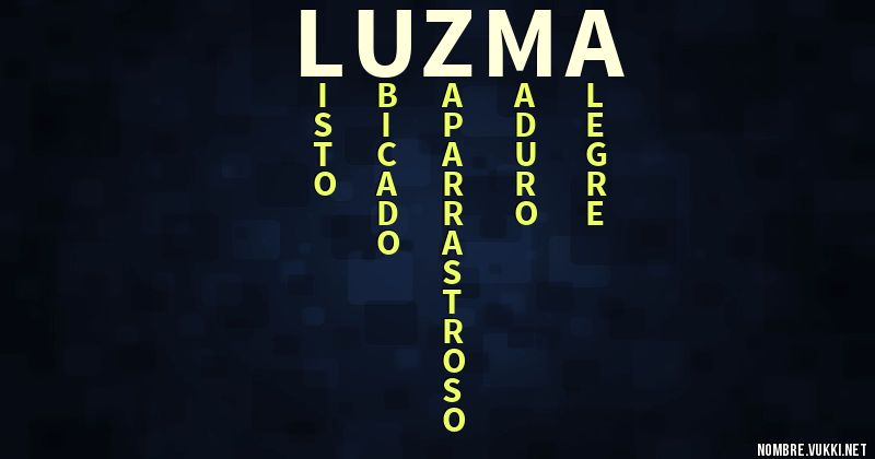 Acróstico luzma