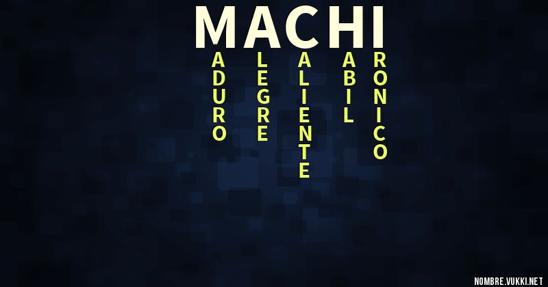 Acróstico machi