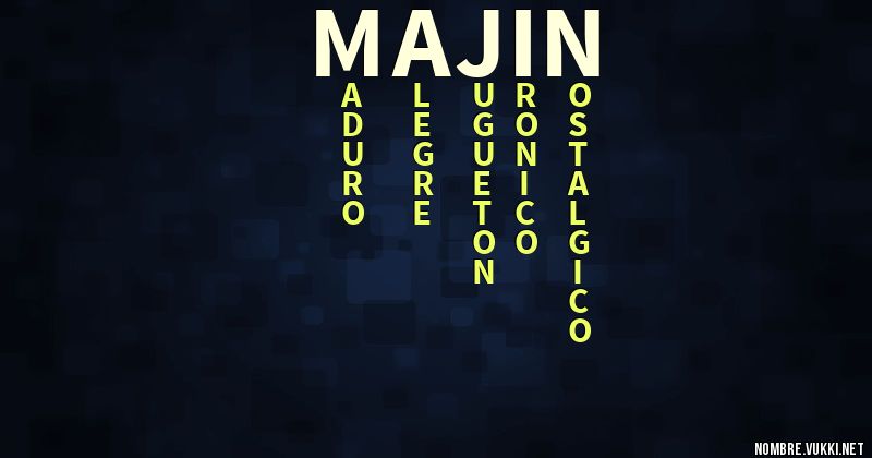Acróstico majin