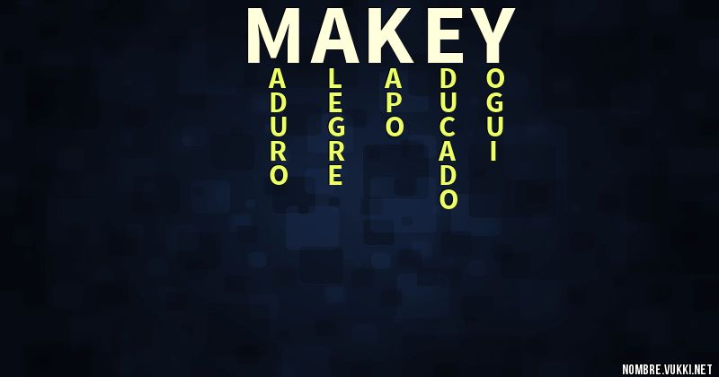 Acróstico makey