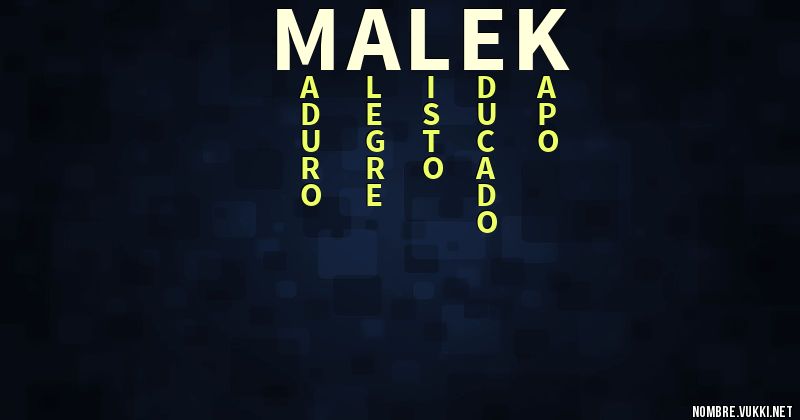 Acróstico malek