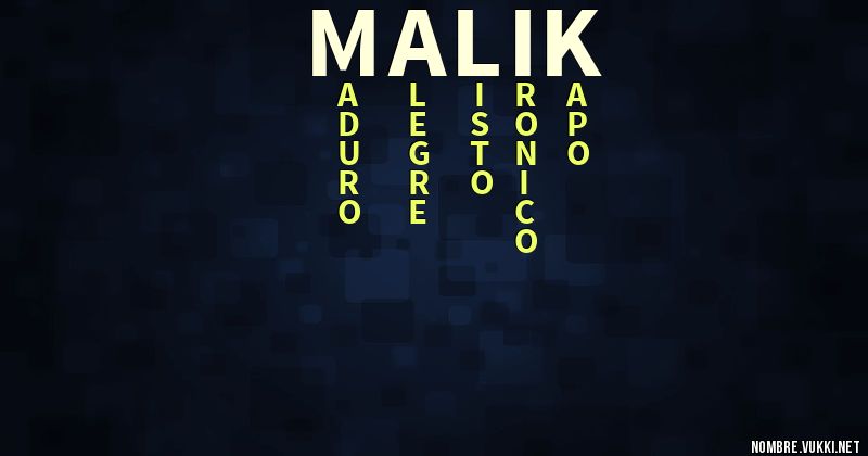 Acróstico malik