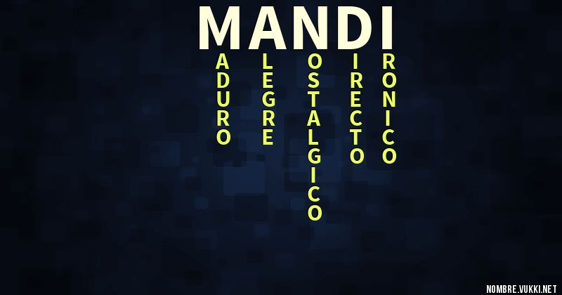 Acróstico mandi