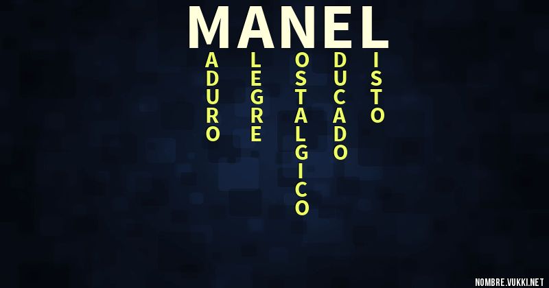 Acróstico manel