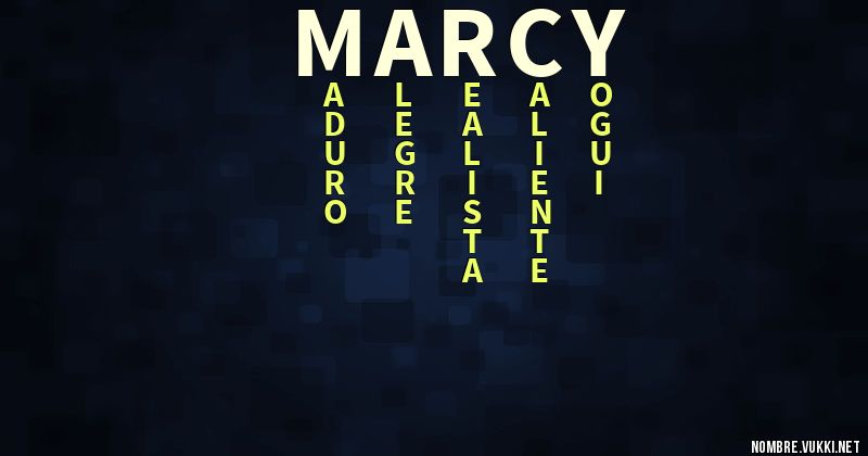 Acróstico marcy