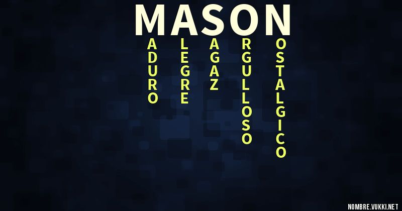 Acróstico mason