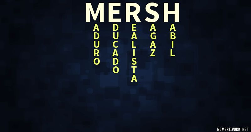 Acróstico mersh