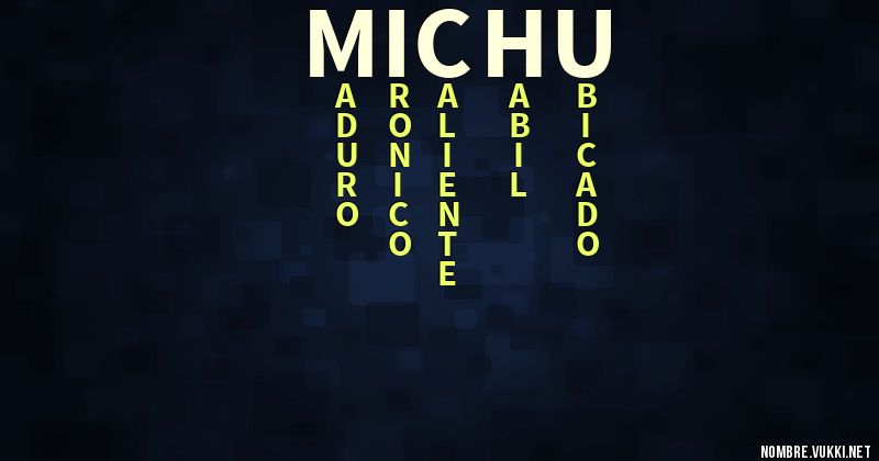 Acróstico michu
