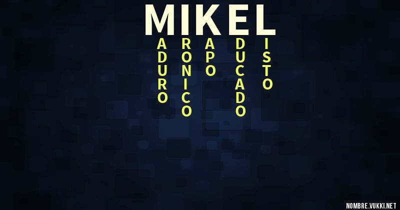 Acróstico mikel