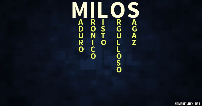 Acróstico milos