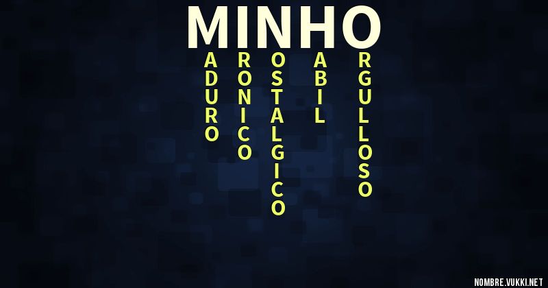 Acróstico minho