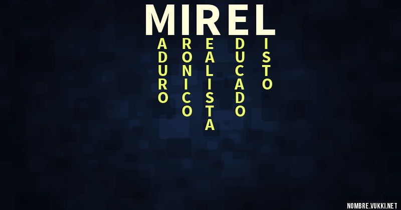 Acróstico mirel